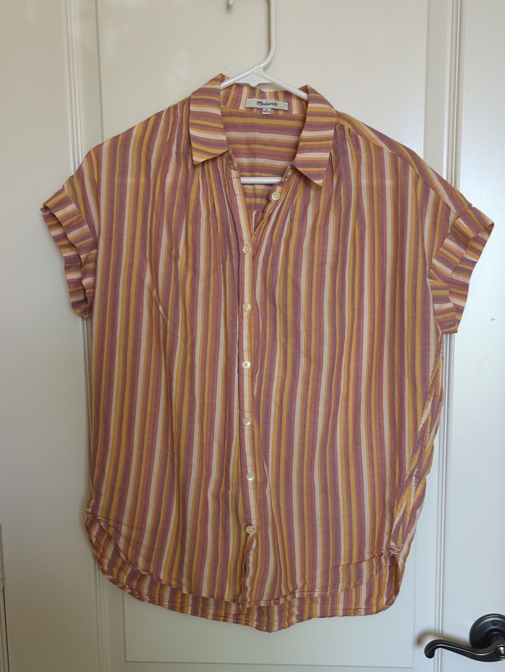 Madewell Striped Button Down Shirt